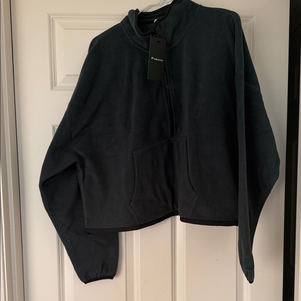 Fabletics Fleece Jacket, bra and pant set